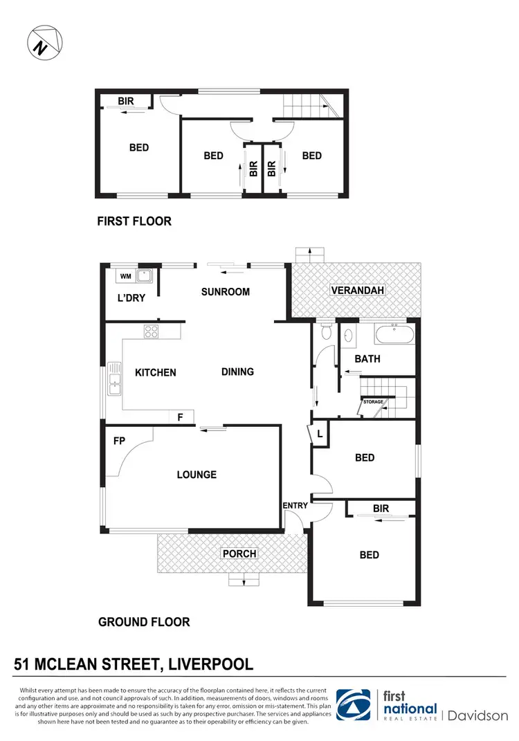 Floorplan of Homely house listing, 51 McLean Street, Liverpool NSW 2170