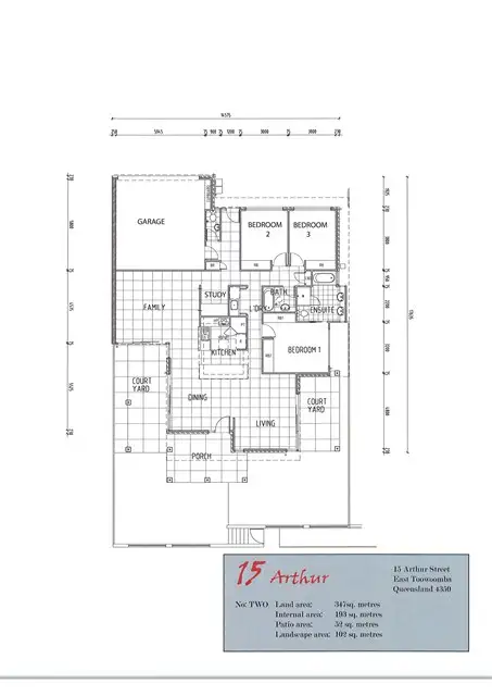 Floorplan of Homely unit listing, 2/15 Arthur Street, East Toowoomba QLD 4350
