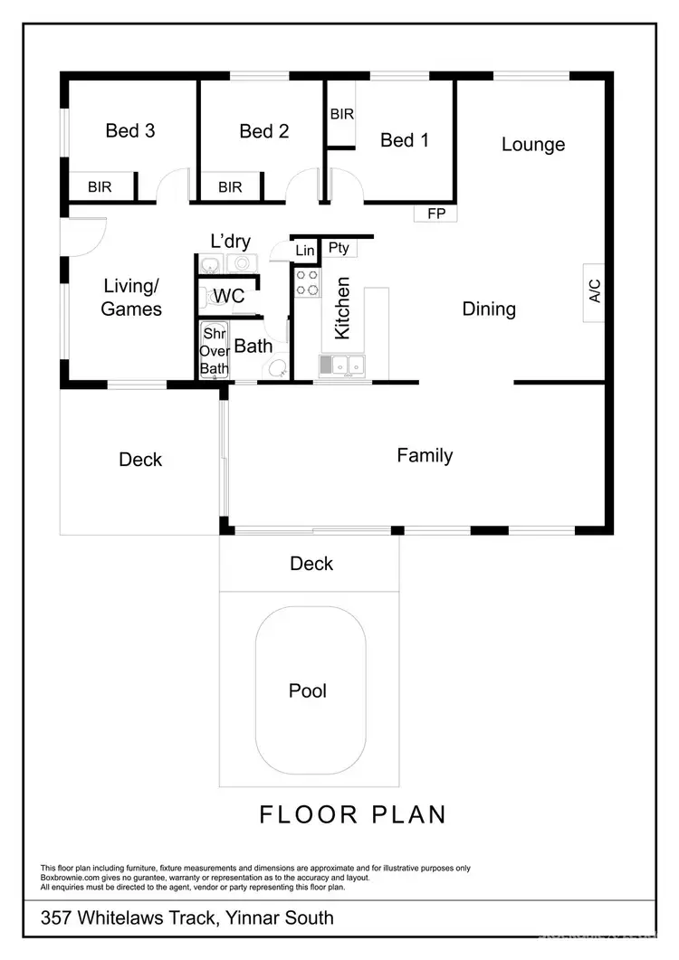 Floorplan of Homely house listing, 357 Whitelaws Track, Yinnar South VIC 3869