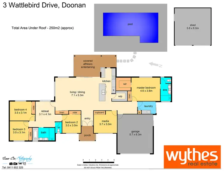 Floorplan of Homely house listing, 3 Wattlebird Drive, Doonan QLD 4562