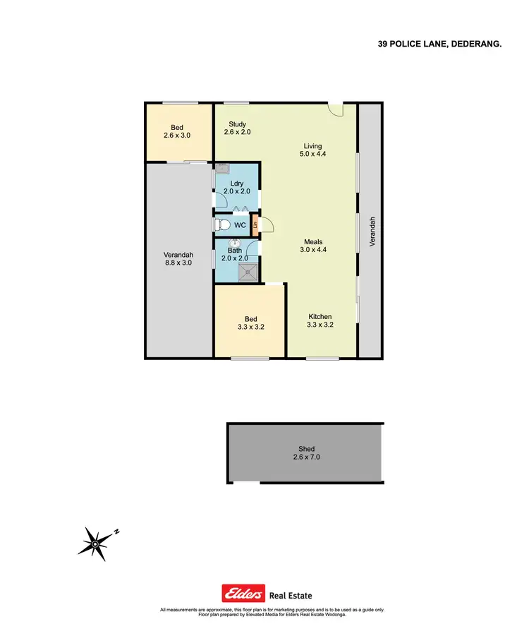 Floorplan of Homely house listing, 39 Police Lane, Dederang VIC 3691
