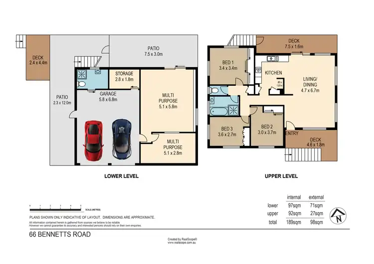Floorplan of Homely house listing, 66 Bennetts Road, Everton Hills QLD 4053