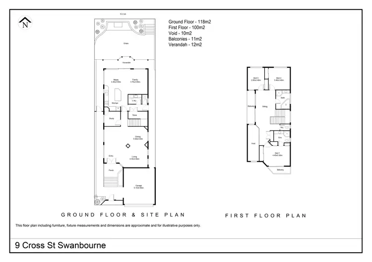 Floorplan of Homely house listing, 9 Cross Street, Swanbourne WA 6010