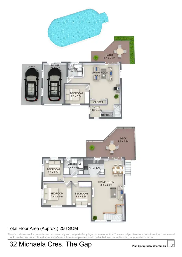 Floorplan of Homely house listing, 32 Michaela Crescent, The Gap QLD 4061