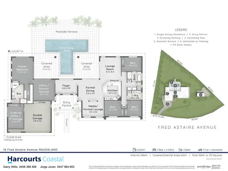 Floorplan of Homely house listing, 16 Fred Astaire Avenue, Maudsland QLD 4210