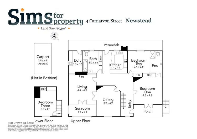 Floorplan of Homely house listing, 4 Carnarvon Street, Newstead TAS 7250