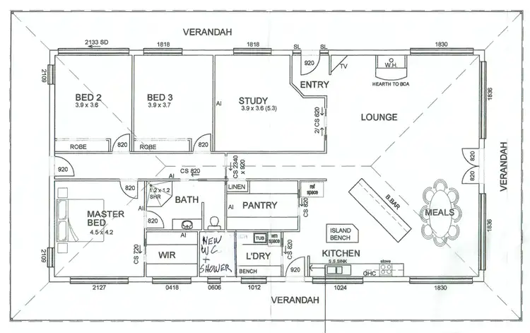 Floorplan of Homely house listing, 15 Powells Rd, Foster VIC 3960