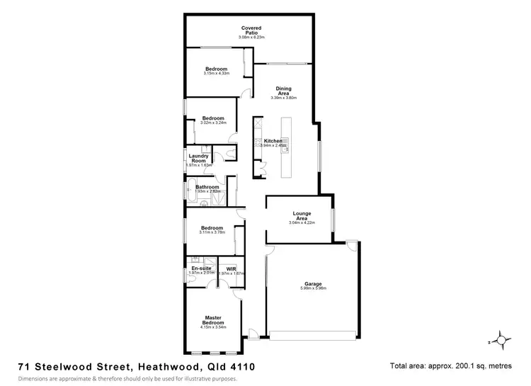 Floorplan of Homely house listing, 71 Steelwood Street, Heathwood QLD 4110