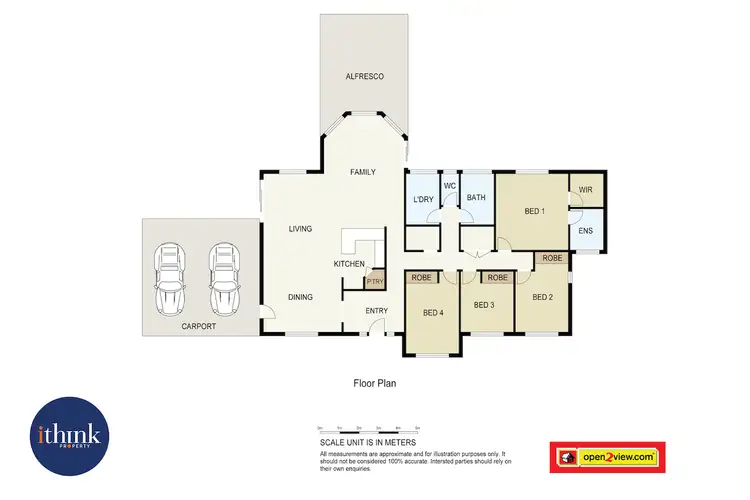 Floorplan of Homely house listing, 44 Bellbird Drive, Greenbank QLD 4124