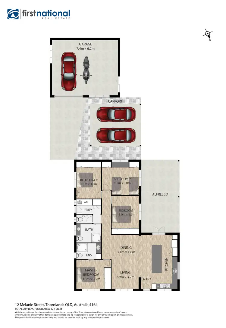 Floorplan of Homely house listing, 12 Melanie Street, Thornlands QLD 4164