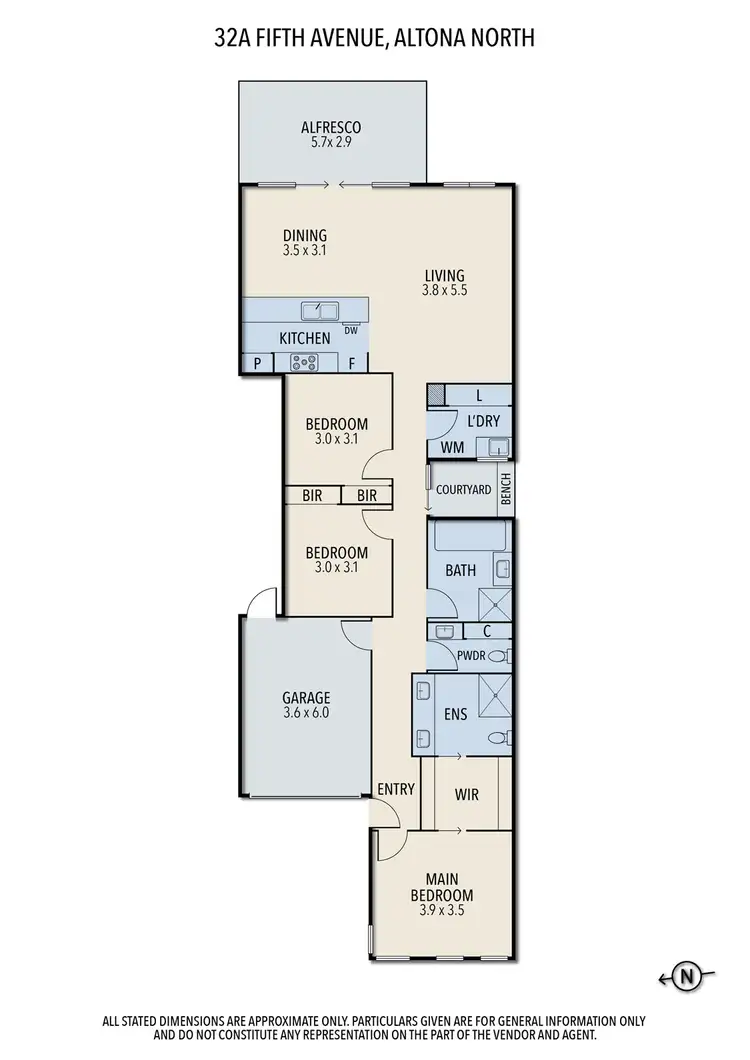 Floorplan of Homely townhouse listing, 32/A Fifth Avenue, Altona North VIC 3025