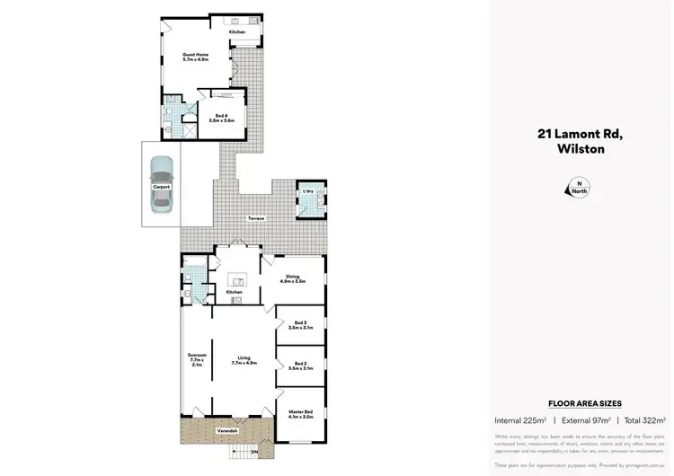 Floorplan of Homely house listing, 21 Lamont Road, Wilston QLD 4051