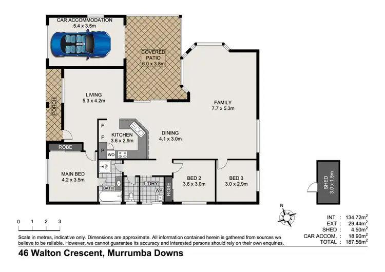 Floorplan of Homely house listing, 46 Walton Crescent, Murrumba Downs QLD 4503