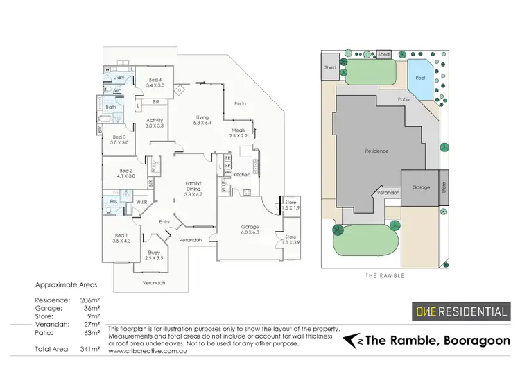 Floorplan of Homely house listing, 78 The Ramble, Booragoon WA 6154