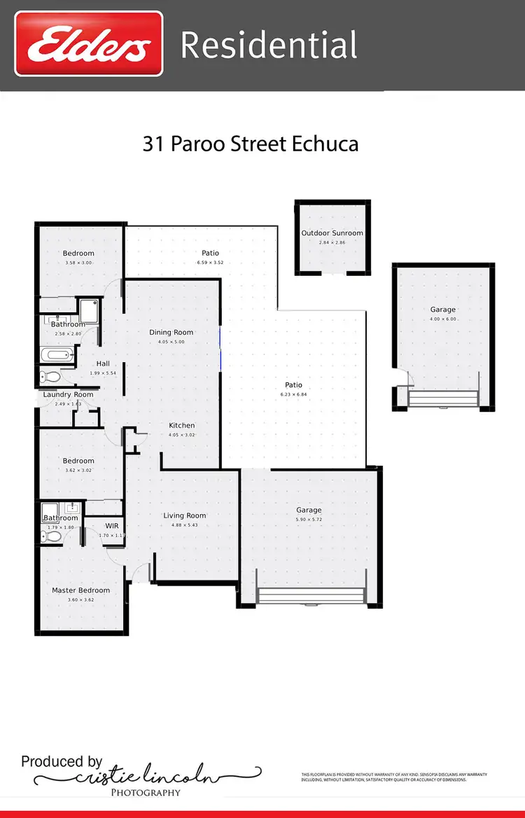 Floorplan of Homely house listing, 31 Paroo Street, Echuca VIC 3564