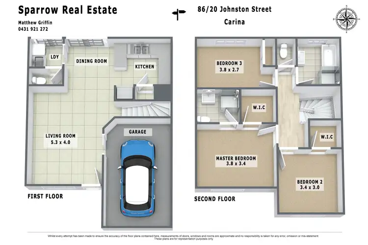Floorplan of Homely townhouse listing, 86/20 Johnston Street, Carina QLD 4152