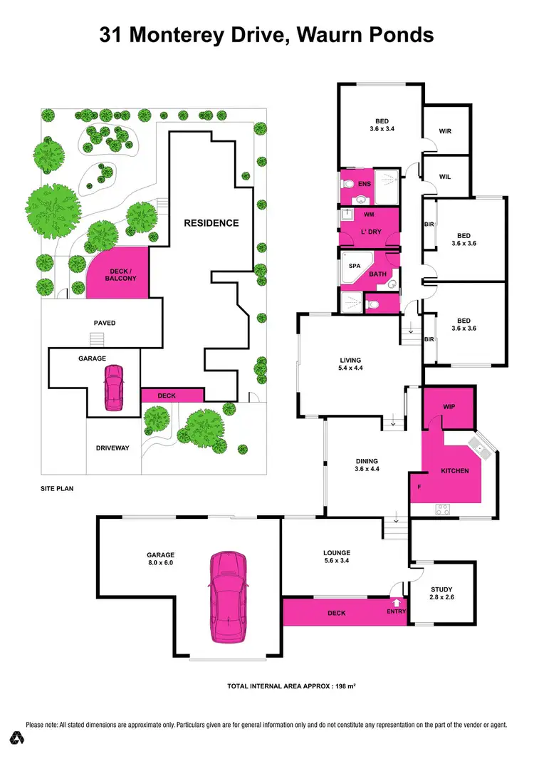 Floorplan of Homely house listing, 31 Monterey Drive, Waurn Ponds VIC 3216