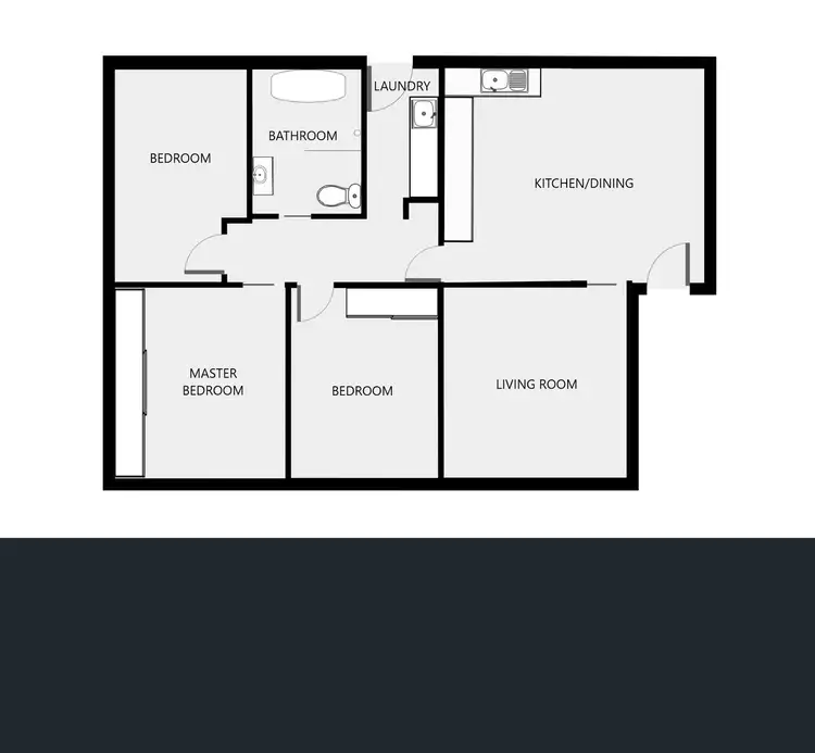 Floorplan of Homely house listing, 50 Hereford Street, Wodonga VIC 3690