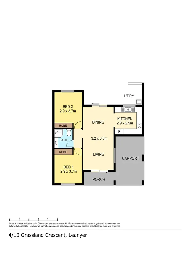 Floorplan of Homely unit listing, 4/10 Grassland Crescent, Leanyer NT 812