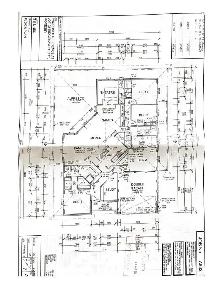 Floorplan of Homely house listing, 4 Ridgehaven Court, Moresby WA 6530