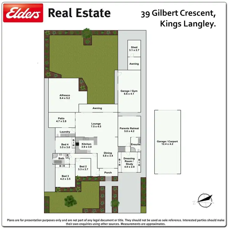 Floorplan of Homely house listing, 39 Gilbert Crescent, Kings Langley NSW 2147