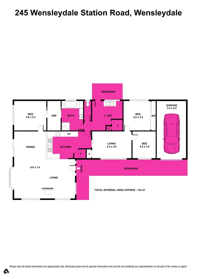 Floorplan of Homely rural property listing, 245 Wensleydale Station Road, Wensleydale VIC 3241