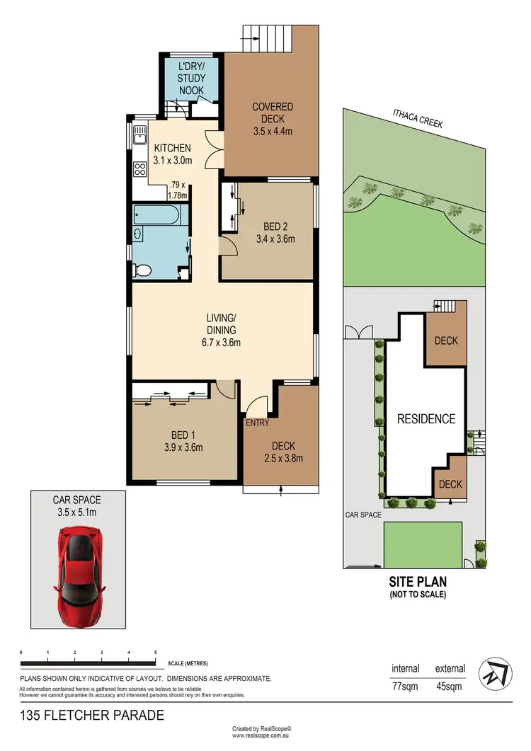 Floorplan of Homely house listing, 135 Fletcher Parade, Bardon QLD 4065