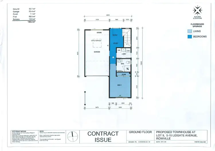 Floorplan of Homely house listing, 11C Lidgate Avenue, Rowville VIC 3178