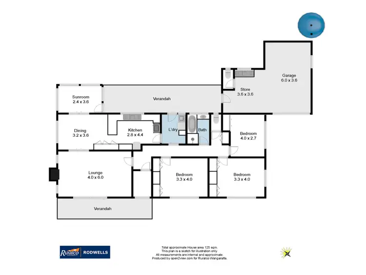 Floorplan of Homely rural property listing, 67 Detour Road, North Wangaratta VIC 3678