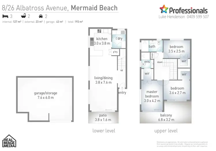 Floorplan of Homely unit listing, 8/26 Albatross Avenue, Mermaid Beach QLD 4218