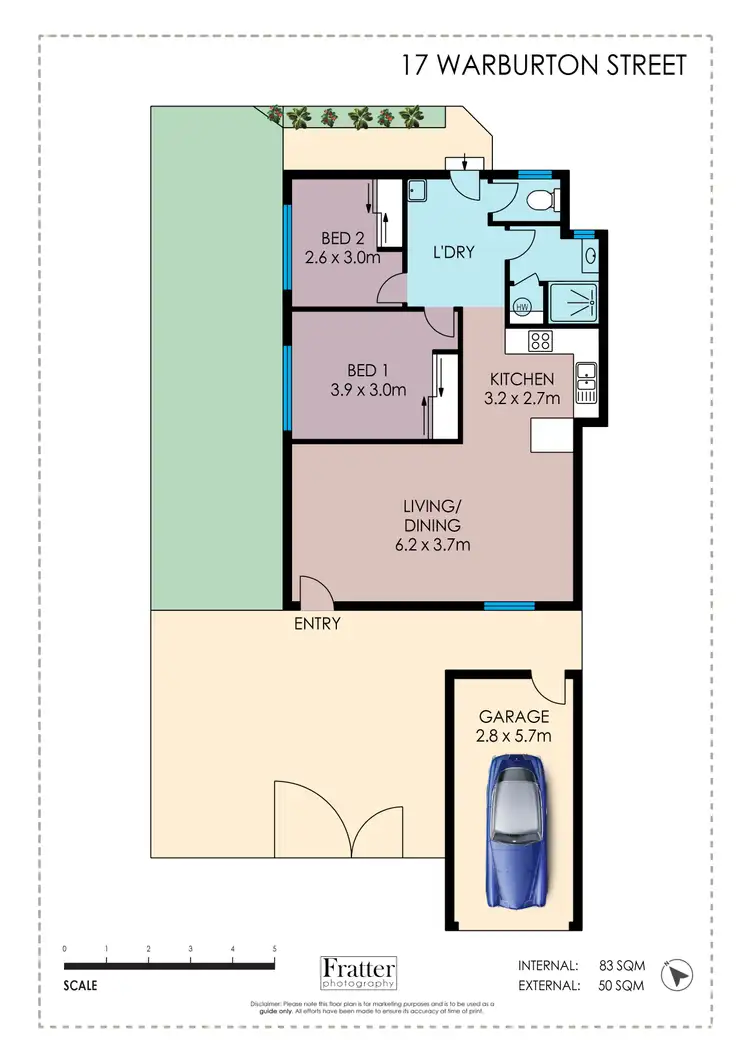 Floorplan of Homely unit listing, 1/7 Warburton Street, North Ward QLD 4810