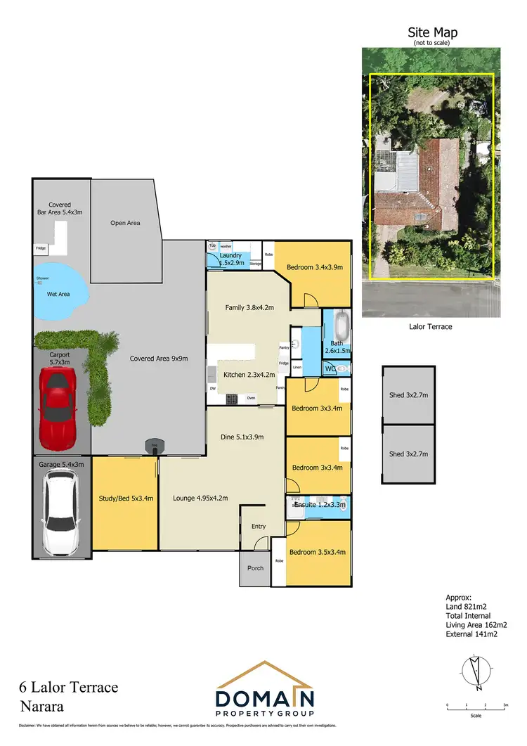 Floorplan of Homely house listing, 6 Lalor Terrace, Narara NSW 2250