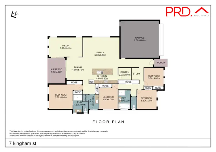 Floorplan of Homely house listing, 7 Kingham Street, Tamworth NSW 2340