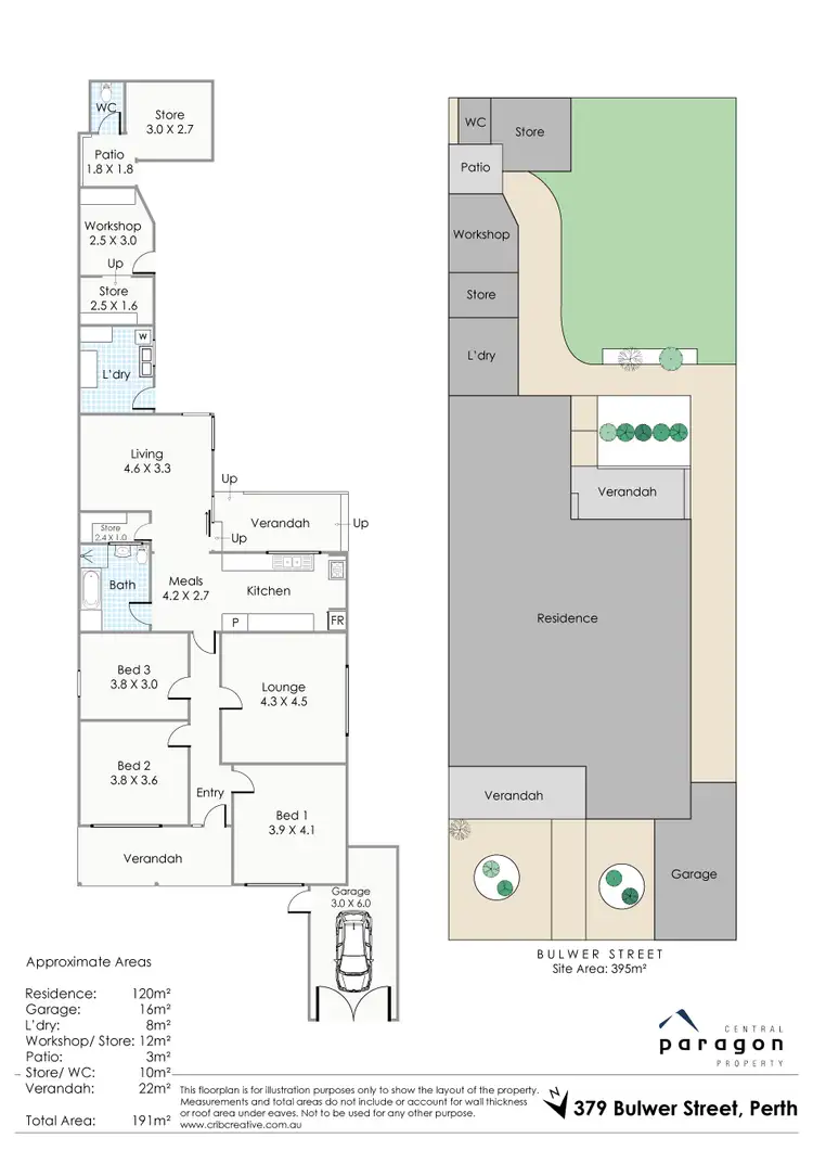 Floorplan of Homely house listing, 379 Bulwer Street, West Perth WA 6005
