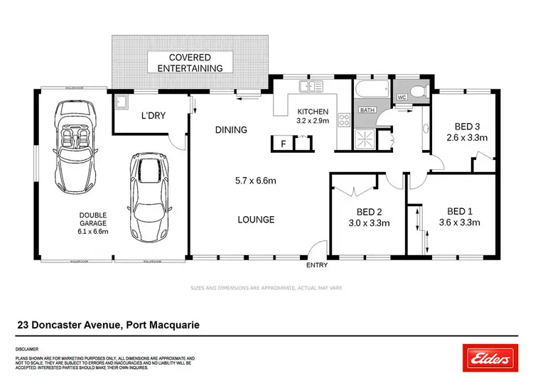 Floorplan of Homely house listing, 23 Doncaster Avenue, Port Macquarie NSW 2444