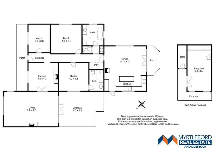 Floorplan of Homely house listing, 171 Myrtle Street, Myrtleford VIC 3737