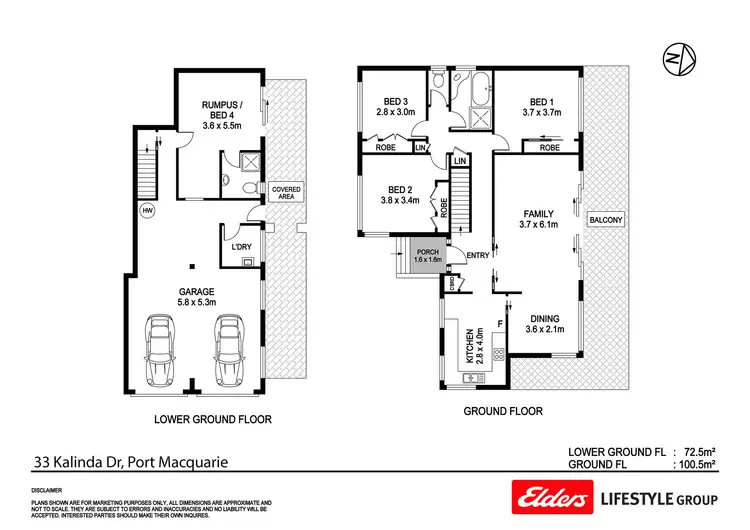 Floorplan of Homely house listing, 33 Kalinda Drive, Port Macquarie NSW 2444
