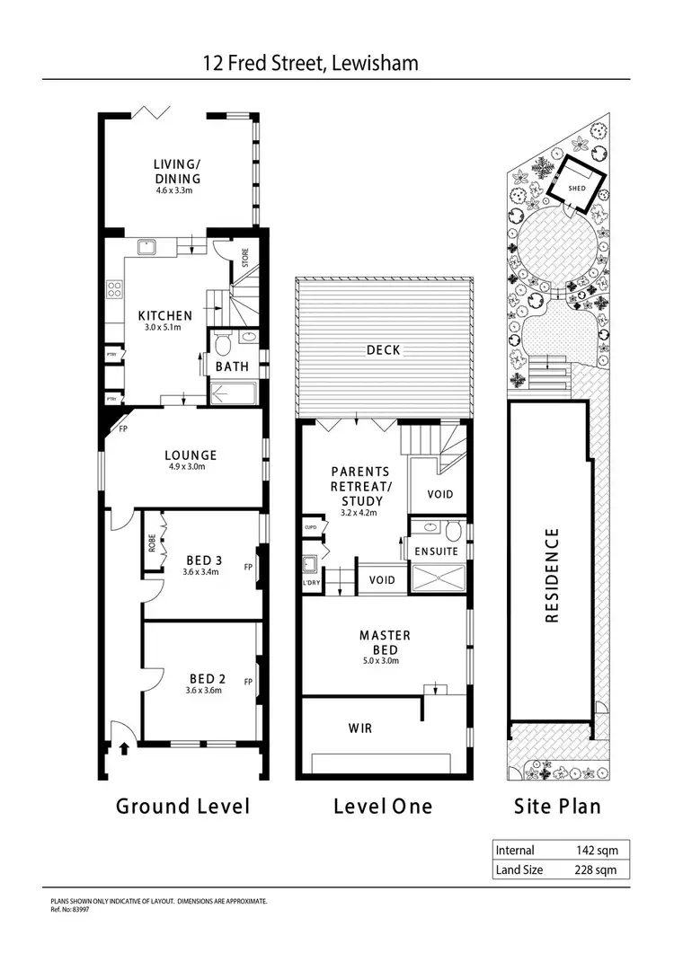 Floorplan of Homely house listing, 12 Fred Street, Lewisham NSW 2049