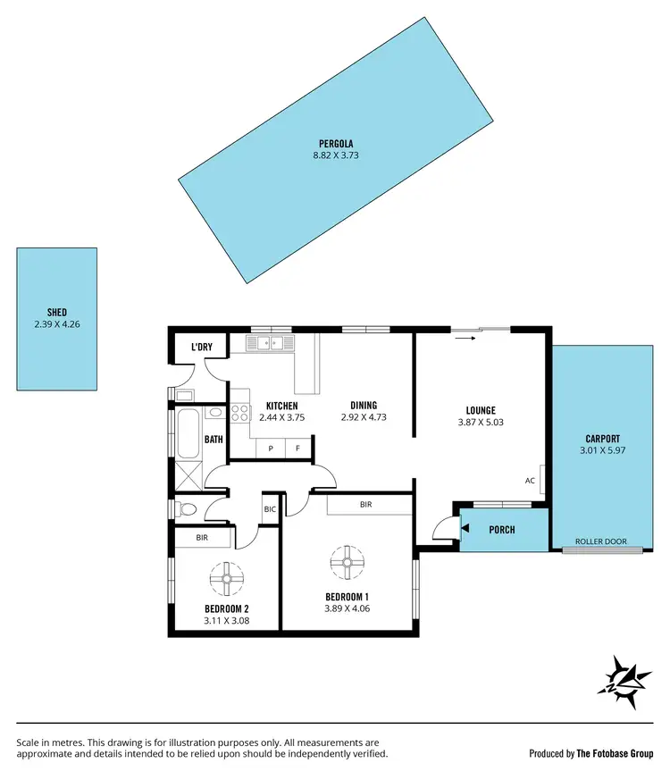 Floorplan of Homely unit listing, 5/3 Paramount Avenue, Hackham SA 5163
