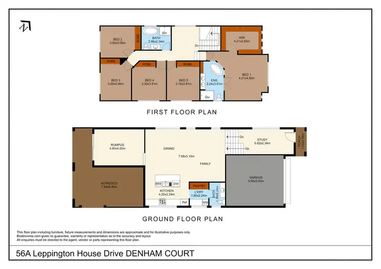 Floorplan of Homely house listing, 56A Leppington House Drive, Denham Court NSW 2565