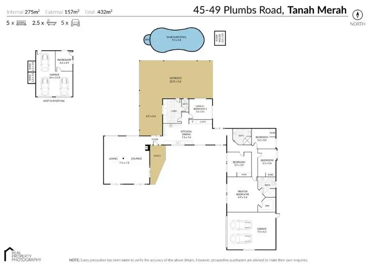 Floorplan of Homely house listing, 45-49 Plumbs Road, Tanah Merah QLD 4128