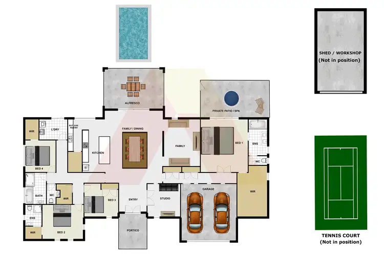 Floorplan of Homely house listing, 96 Sunday Drive, Jimboomba QLD 4280