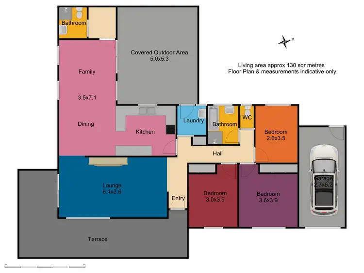 Floorplan of Homely house listing, 15 Larela Circuit, Orange NSW 2800