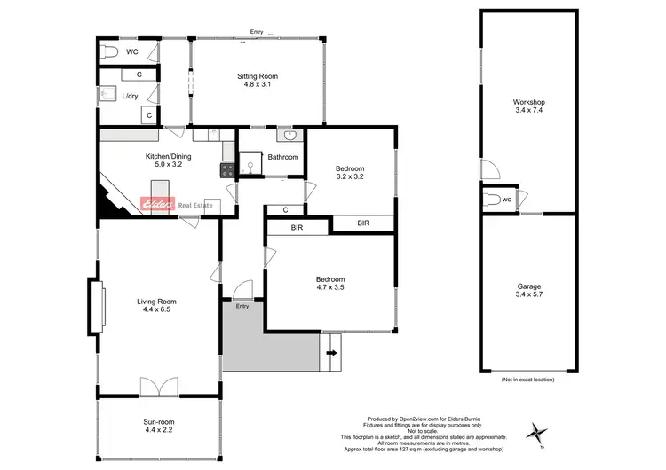Floorplan of Homely house listing, 12 Speed Street, Cooee TAS 7320