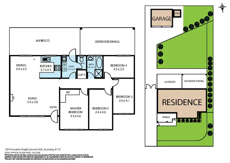 Floorplan of Homely house listing, 130 Fremantle Road, Gosnells WA 6110