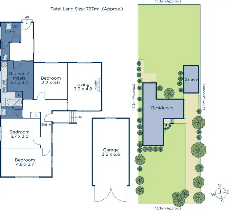 Floorplan of Homely house listing, 47 Hamel Street, Box Hill South VIC 3128