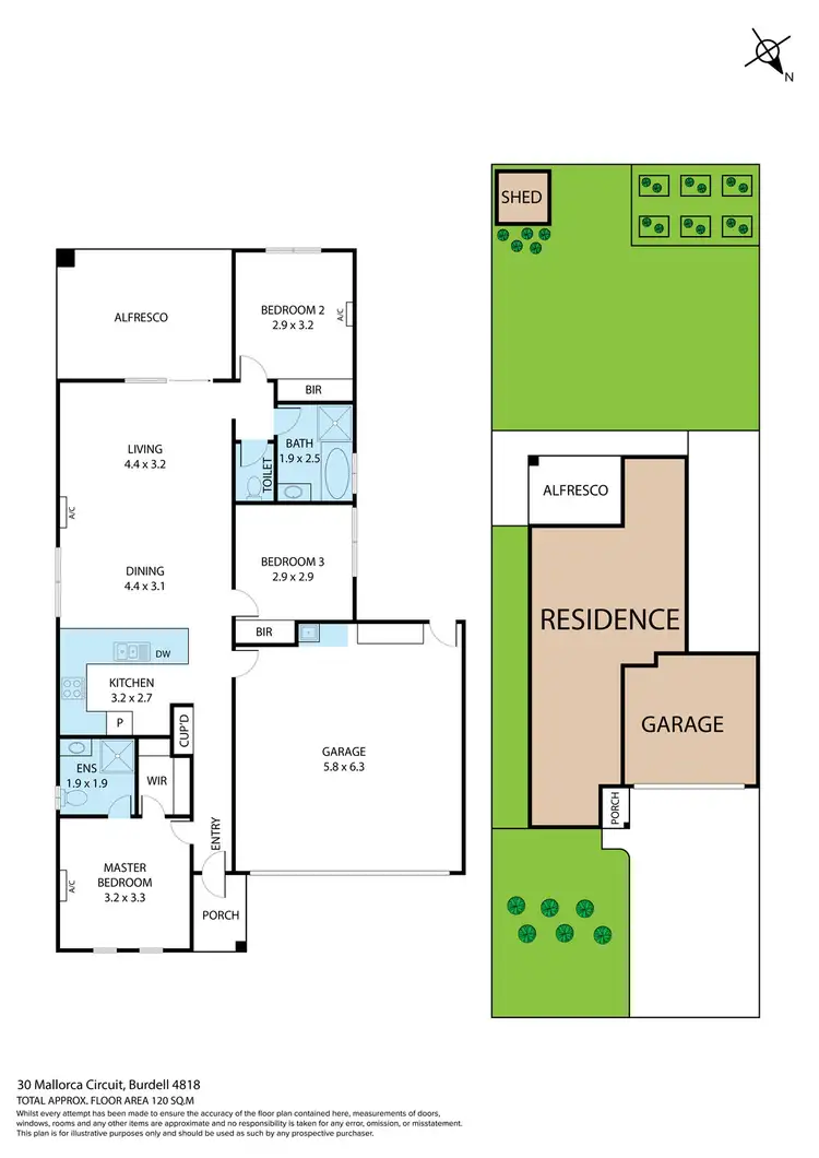 Floorplan of Homely house listing, 30 Mallorca Circuit, Burdell QLD 4818
