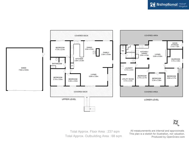 Floorplan of Homely house listing, 20 Sunset Drive, Garden Island Creek TAS 7112