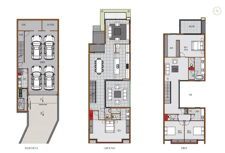 Floorplan of Homely house listing, 28 The Promenade, Burswood WA 6100