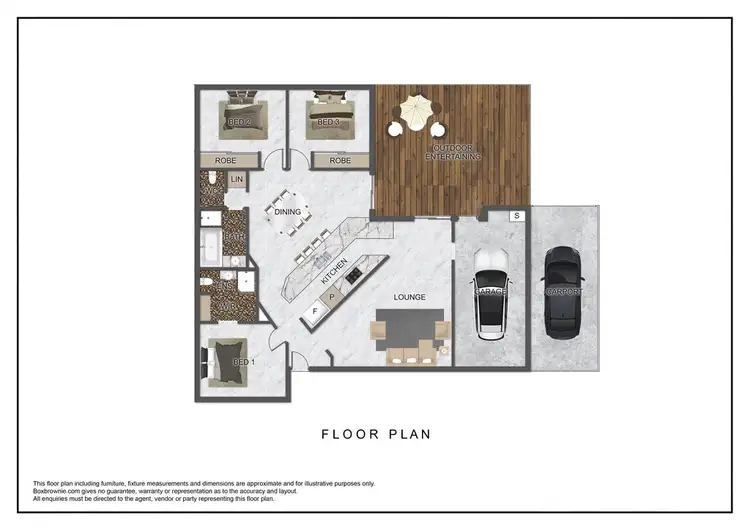 Floorplan of Homely house listing, 6 Stuart Hindle Drive, Mount Pleasant QLD 4740